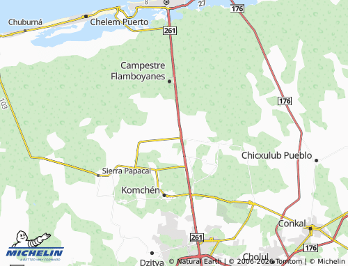 MICHELIN-Landkarte San Ignacio - ViaMichelin
