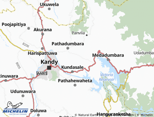 Mappa MICHELIN Hurikaduwa North - ViaMichelin