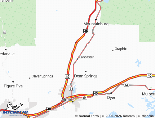 Mappa MICHELIN Lancaster - ViaMichelin