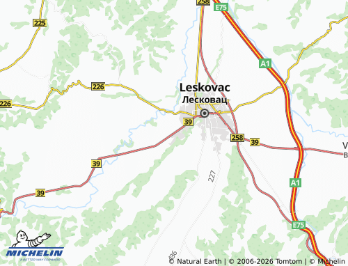 MICHELIN Donje Sinkovce map - ViaMichelin