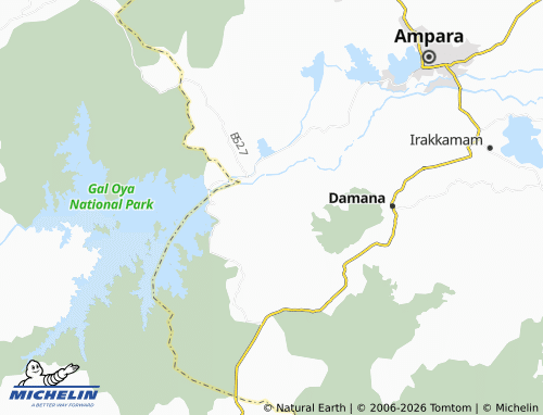 Mappa MICHELIN Hindakalugama - ViaMichelin