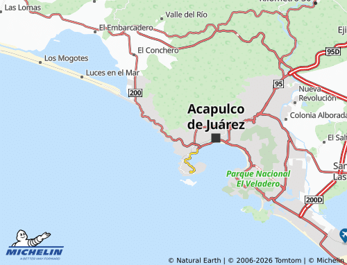MICHELIN Chorrillo Mozimba map - ViaMichelin