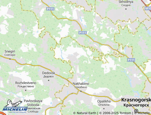 MICHELIN Artek kottedzhnyy poselok map - ViaMichelin