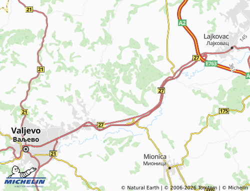 Mapa MICHELIN Klanica - ViaMichelin