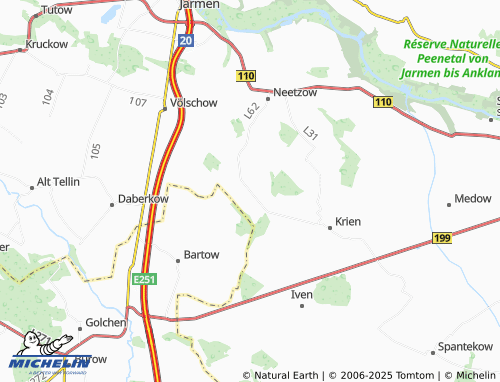 MICHELIN Krusenfelde map - ViaMichelin