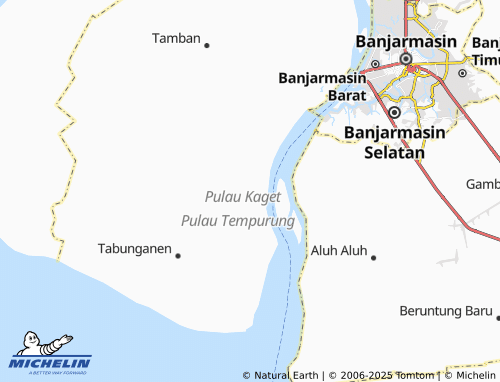 MICHELIN Sungai Teras Luar map - ViaMichelin