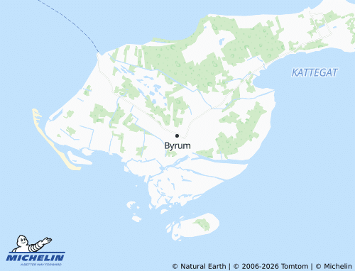 Mappa MICHELIN Byrum - ViaMichelin