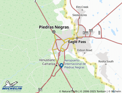 MICHELIN-Landkarte Venustiano Carranza Norte - ViaMichelin
