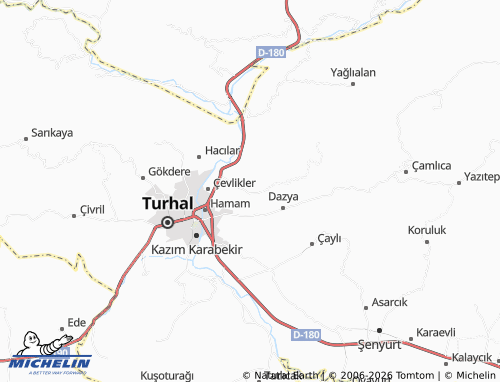 MICHELIN Borsa map - ViaMichelin