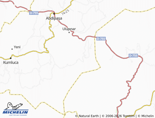 MICHELIN Öncüler map - ViaMichelin