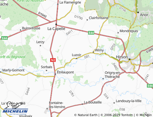 Carte MICHELIN Luzoir - ViaMichelin