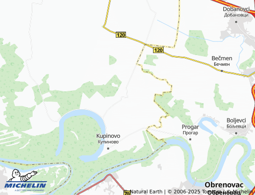 Mapa MICHELIN Ašanja - ViaMichelin