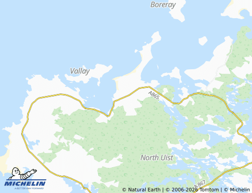 Carte MICHELIN Middlequarter - ViaMichelin