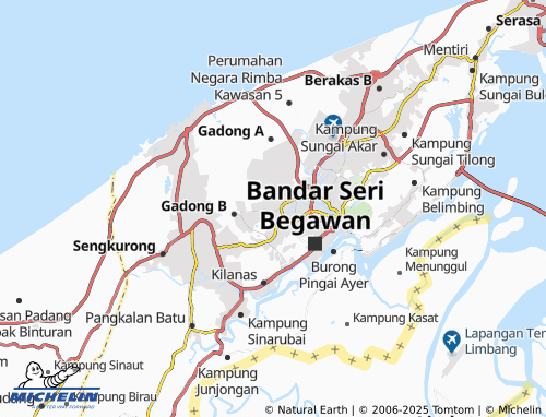 MICHELIN Kampung Mata-Mata map - ViaMichelin