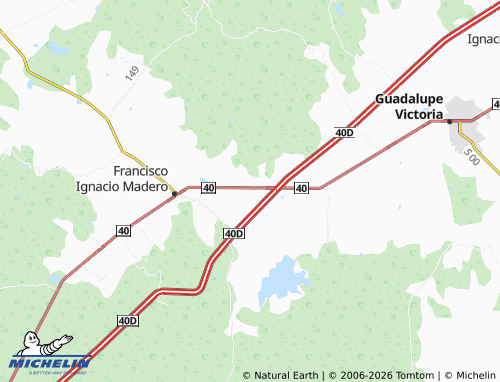 MICHELIN Gerónimo Hernández map - ViaMichelin