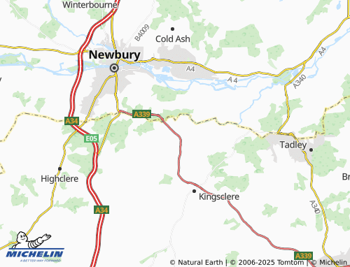 MICHELIN Headley map - ViaMichelin