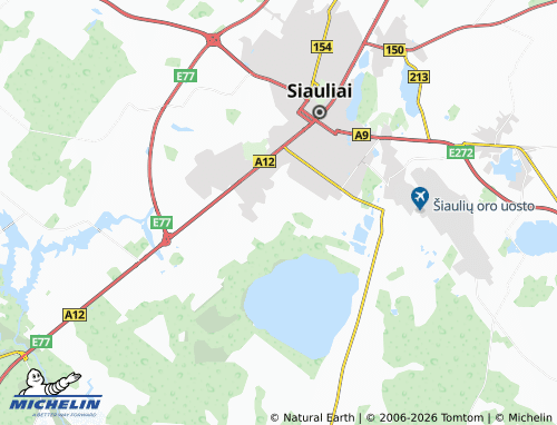 MICHELIN Verduliukai map - ViaMichelin