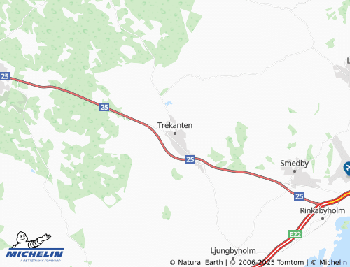 MICHELIN Trekanten map - ViaMichelin