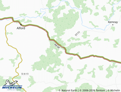 Carte MICHELIN Tillyfourie - ViaMichelin