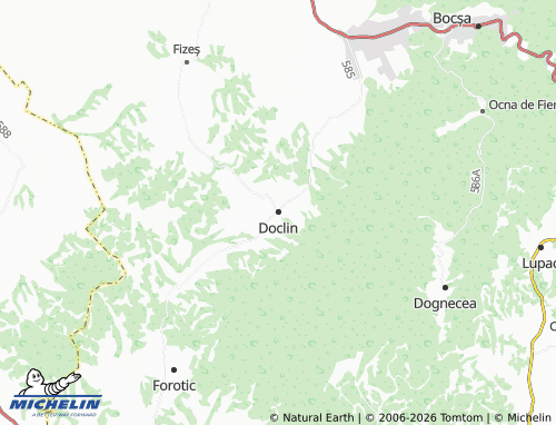 MICHELIN Doclin map - ViaMichelin