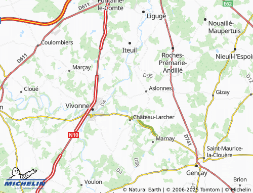 MICHELIN-Landkarte Jouarenne - ViaMichelin