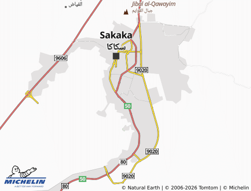 MICHELIN-Landkarte al-Zuhour - ViaMichelin