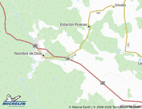 Mapa MICHELIN Santa Cruz de Guadalupe - ViaMichelin