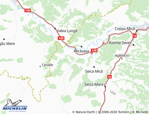 Mappa MICHELIN Țapu - ViaMichelin