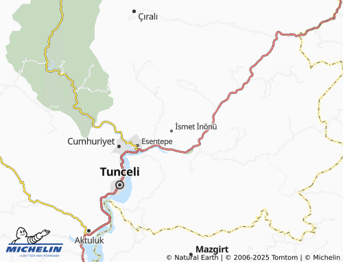 MICHELIN-Landkarte İsmet İnönü - ViaMichelin