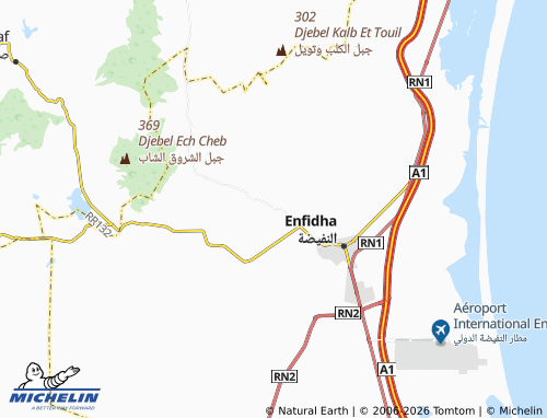 Mapa MICHELIN Takrounah - ViaMichelin