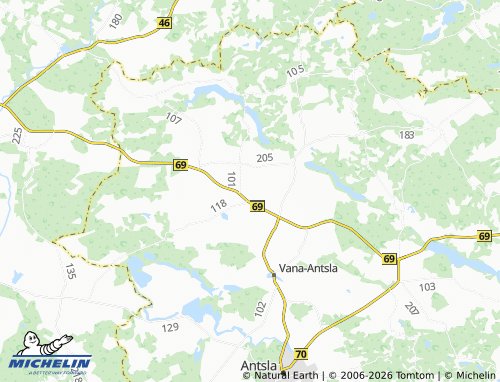 Mappa MICHELIN Pihleni - ViaMichelin