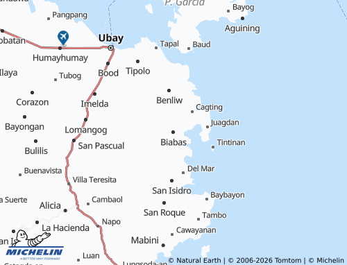 Mappa MICHELIN Biabas - ViaMichelin