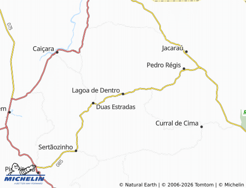 Mappa MICHELIN Lagoa de Dentro - ViaMichelin