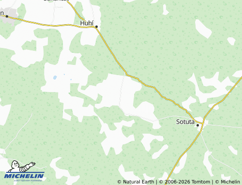 MICHELIN Tixcacal Quintero map - ViaMichelin