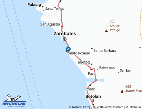 MICHELIN Lipay-Dingin-Pan map - ViaMichelin