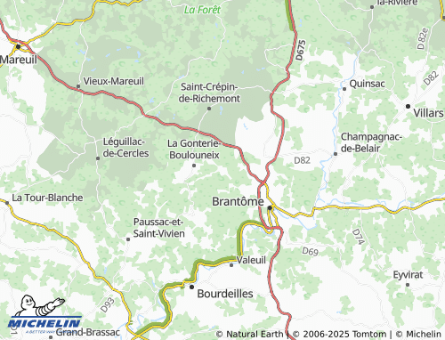 Carte MICHELIN Belaygue - ViaMichelin