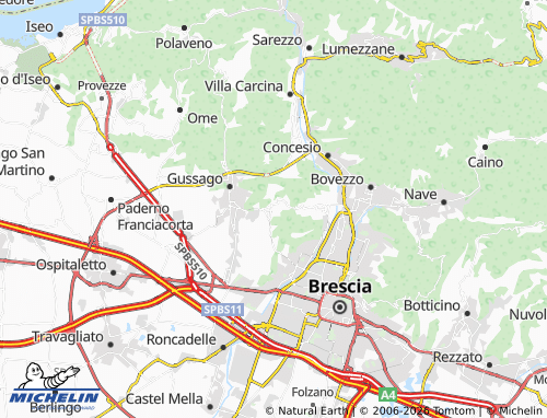 MICHELIN Cellatica map - ViaMichelin