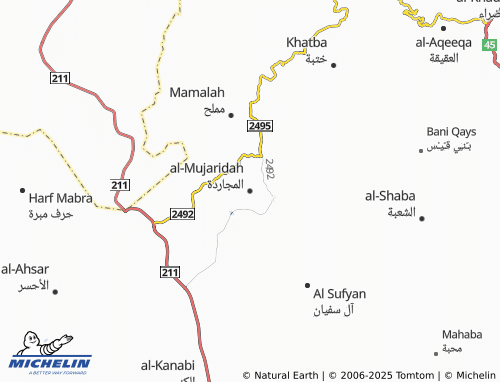 MICHELIN Al Majardah map - ViaMichelin
