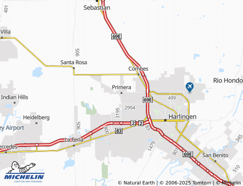 MICHELIN Primera map - ViaMichelin