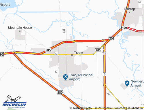 Mapa MICHELIN Tracy - ViaMichelin