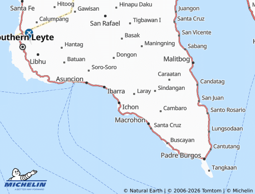 MICHELIN Upper Ichon map - ViaMichelin