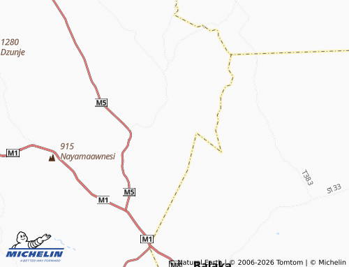 MICHELIN Funsani map - ViaMichelin