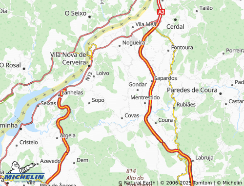 MICHELIN Casal map - ViaMichelin