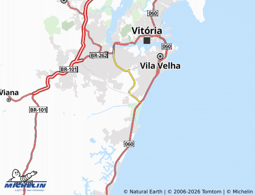 MICHELIN-Landkarte Darly Santos - ViaMichelin