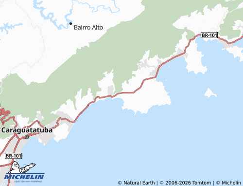 Mappa MICHELIN Praia Tabatinga - ViaMichelin