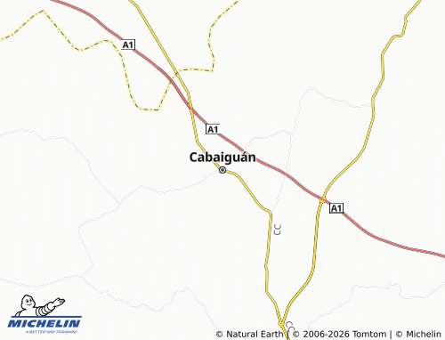 Mappa MICHELIN Cabaiguán - ViaMichelin