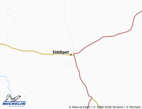 Mappa MICHELIN Siddipet - ViaMichelin
