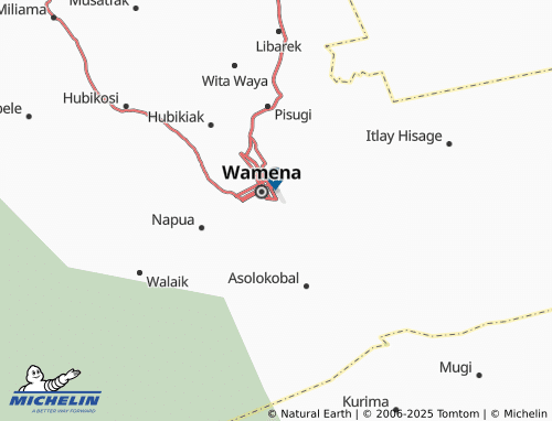 MICHELIN Wouma map - ViaMichelin