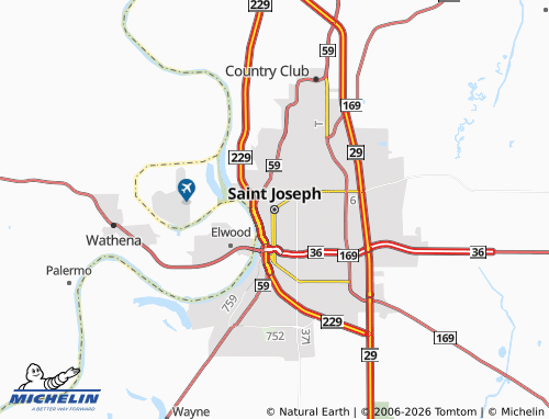 Mapa MICHELIN Saint Joseph - ViaMichelin