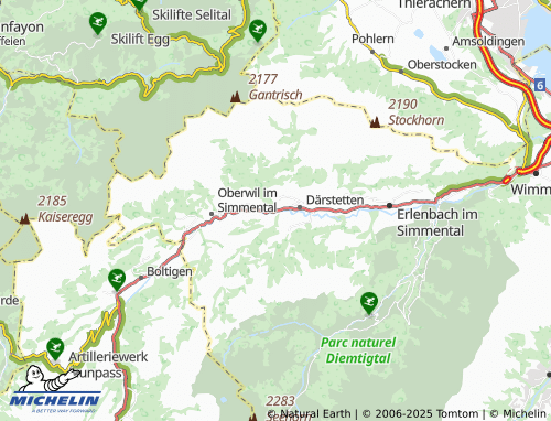 MICHELIN Weissenburg map - ViaMichelin